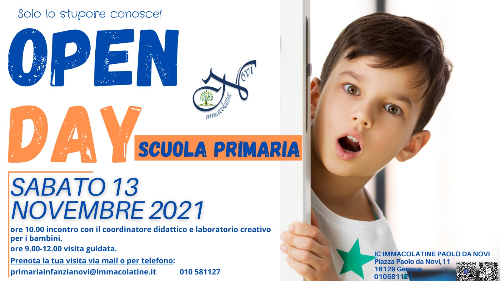 openday primaria 2021 22